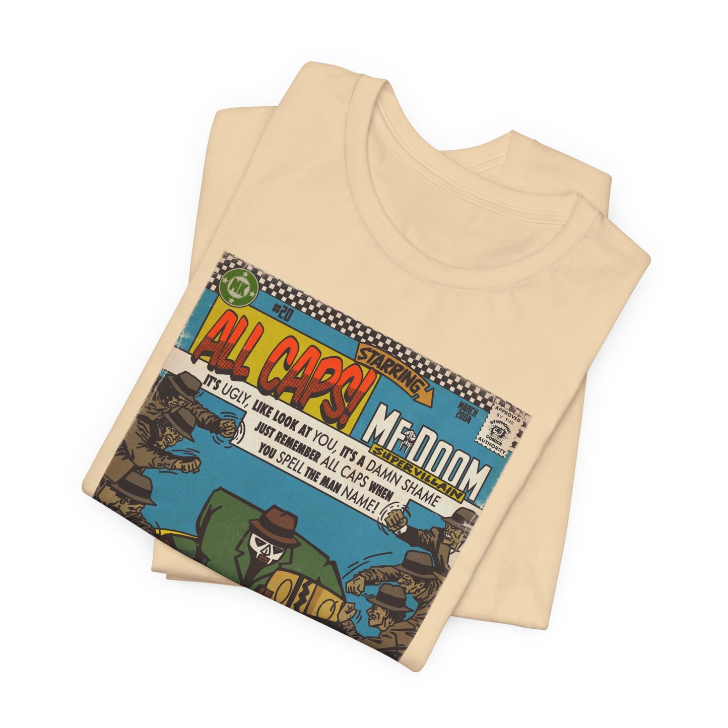 DOOM - All Caps - Unisex Jersey Short Sleeve Tee