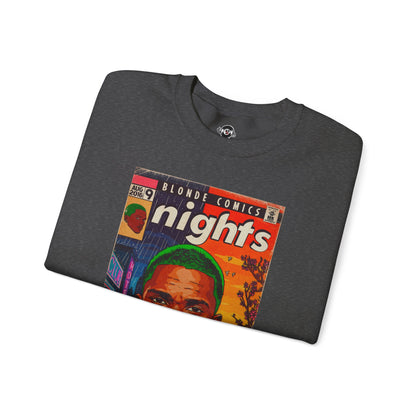 Frank Ocean -Nights - Unisex Heavy Blend™ Crewneck Sweatshirt