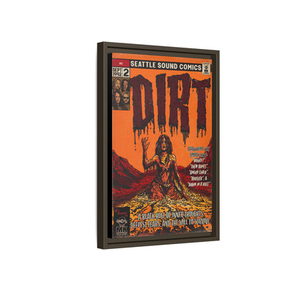 Dirt - Matte Canvas, Framed (Multi-color)