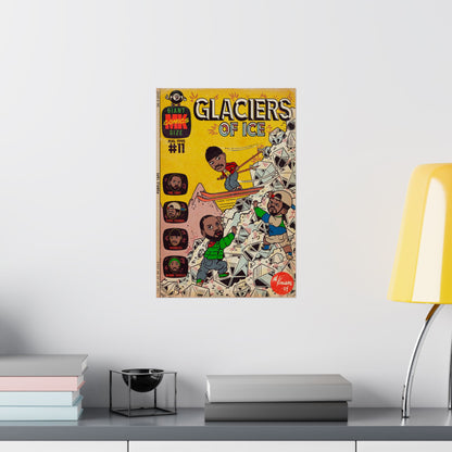 Rae, Ghost, Masta - Glaciers of Ice - Matte Vertical Poster