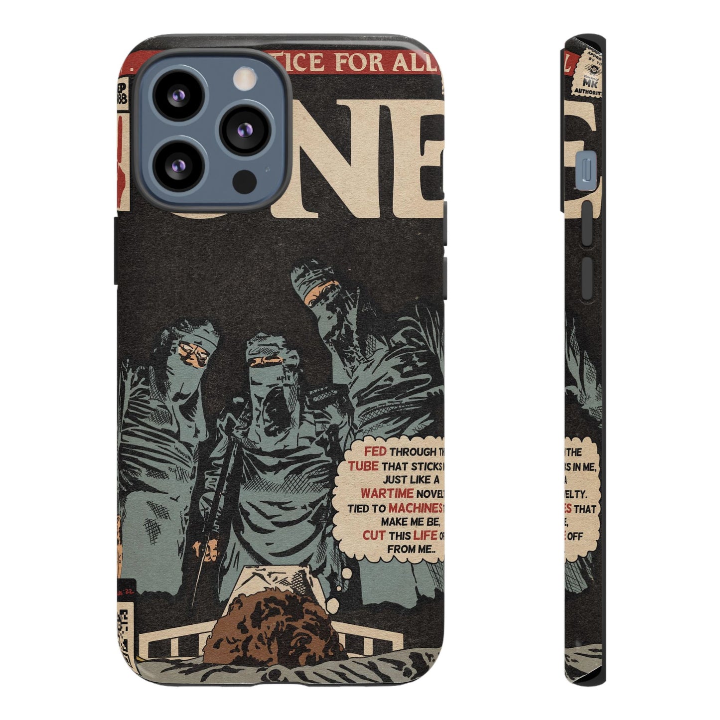 Metallica- One - Johnny Got His Gun Comic Book Art - Tough Phone Cases