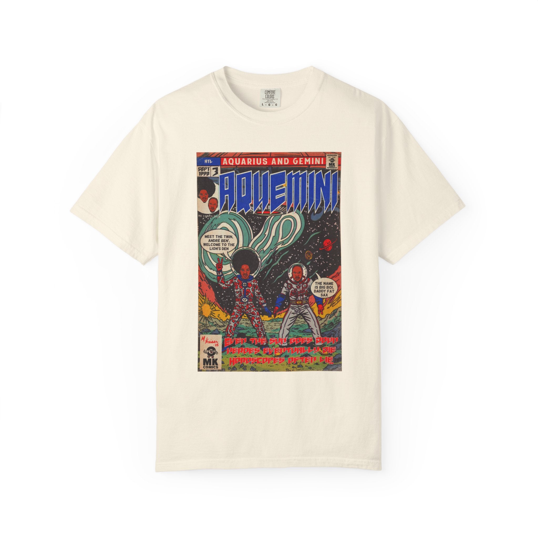 Aquemini - Comic Book Art - Unisex Comfort Colors T-shirt