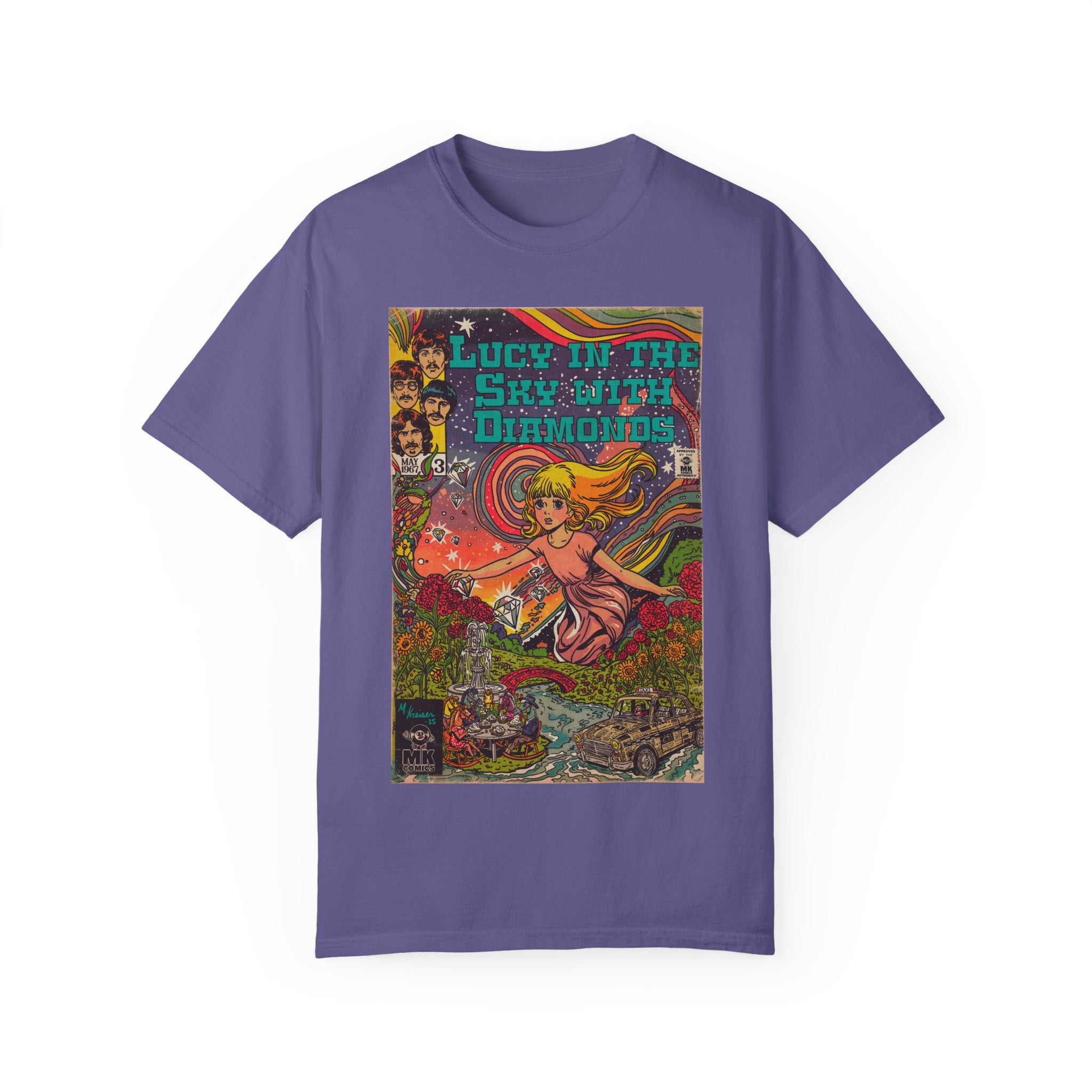 Lucy in the Sky with Diamonds - Unisex Comfort Colors T-shirt
