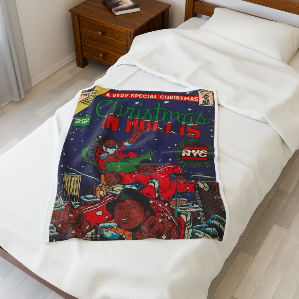 Christmas in Hollis - Velveteen Plush Blanket