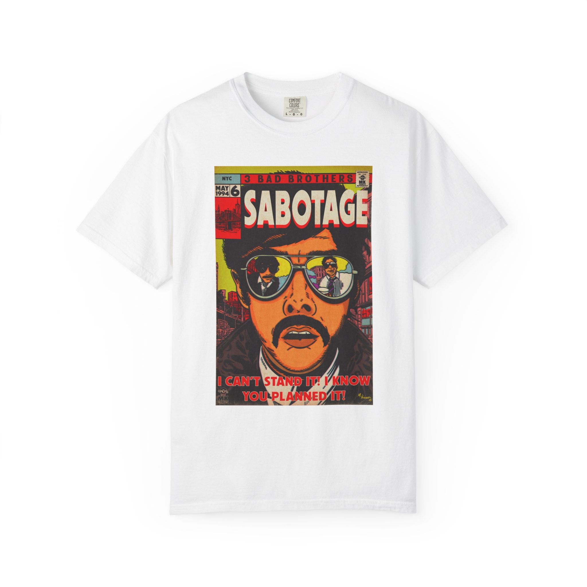 Sabotage - Unisex Comfort Colors Garment-Dyed Heavyweight Short Sleeve Cotton T-shirt