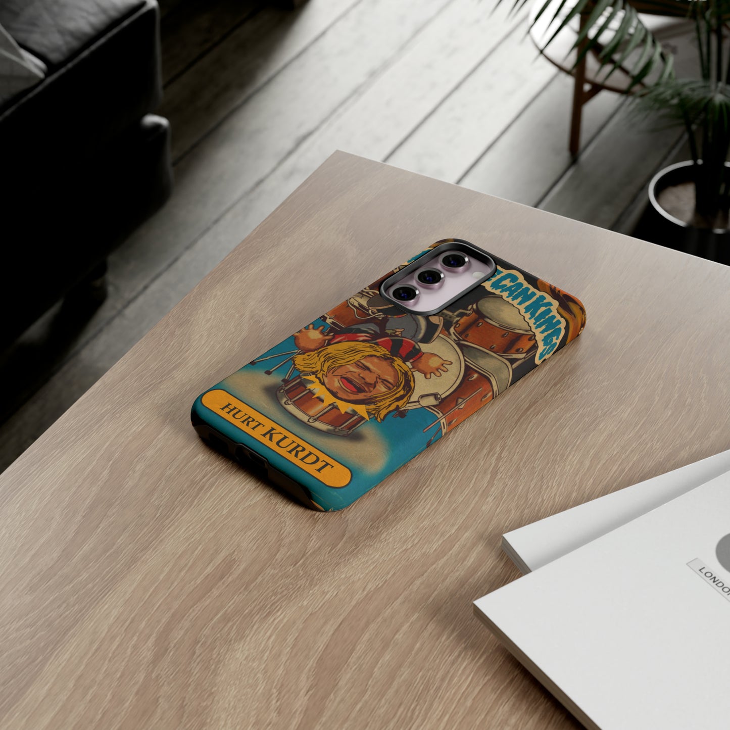 Hurt KURDT - Garbage Can Kings - Nirvana - Tough Phone Cases