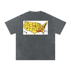 Word of Mouf - Snow Washed Oversized Cotton T-Shirt