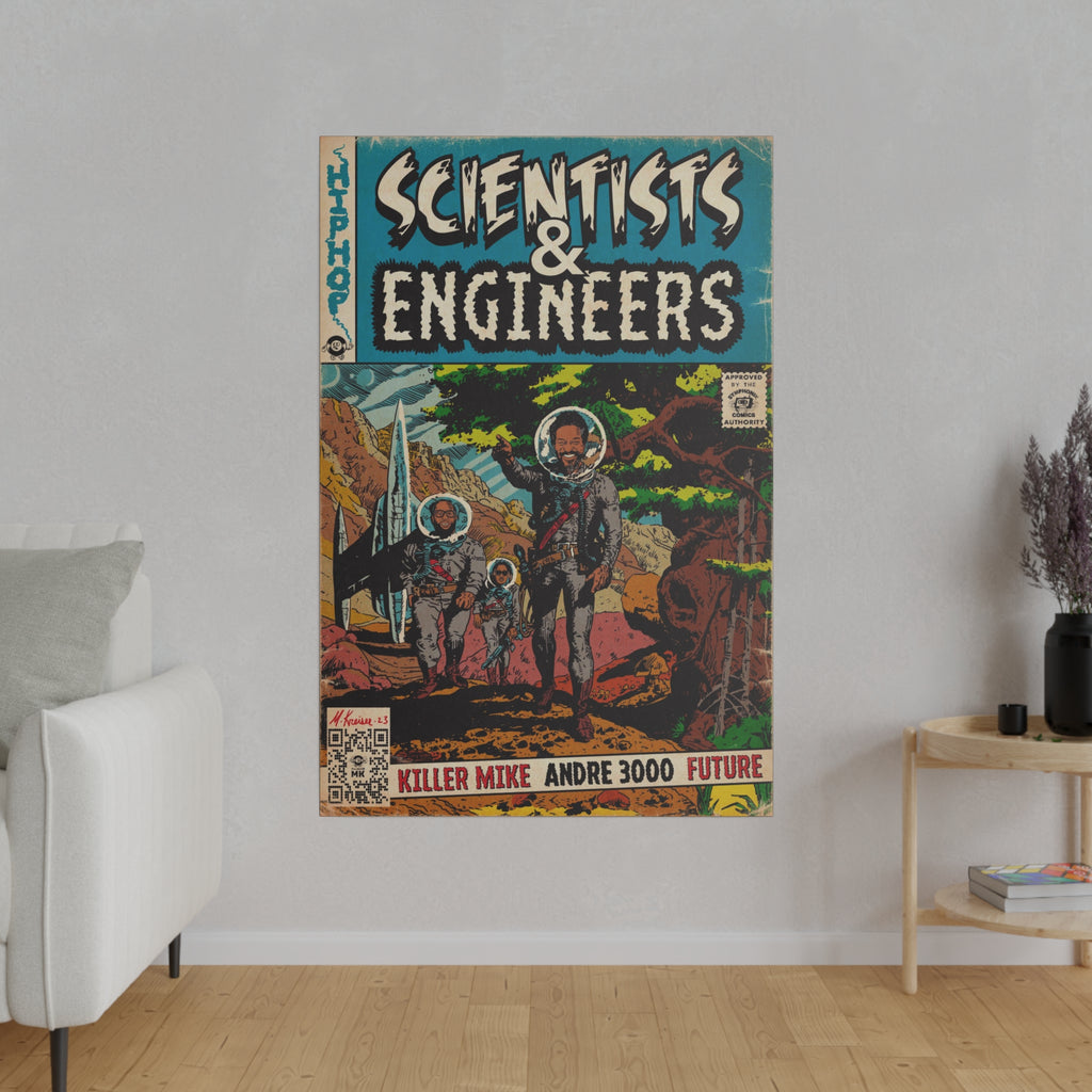 Scientists & Engineers - Matte Canvas, Stretched, 0.75"