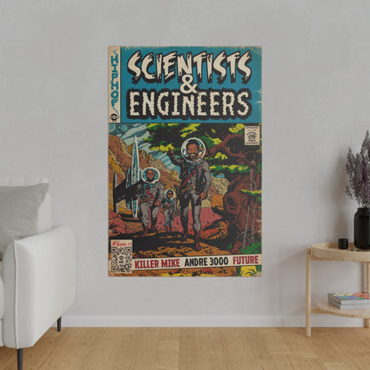 Killer Mike - Scientists & Engineers - Andre 3000 - Future - Matte Canvas, Stretched, 0.75"
