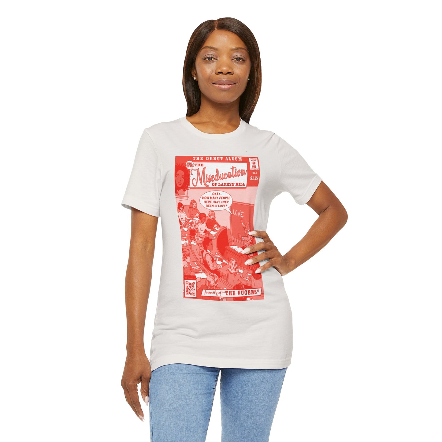 The Miseducation of Lauryn Hill.. - RED VARIANT - Unisex Jersey Short Sleeve Tee