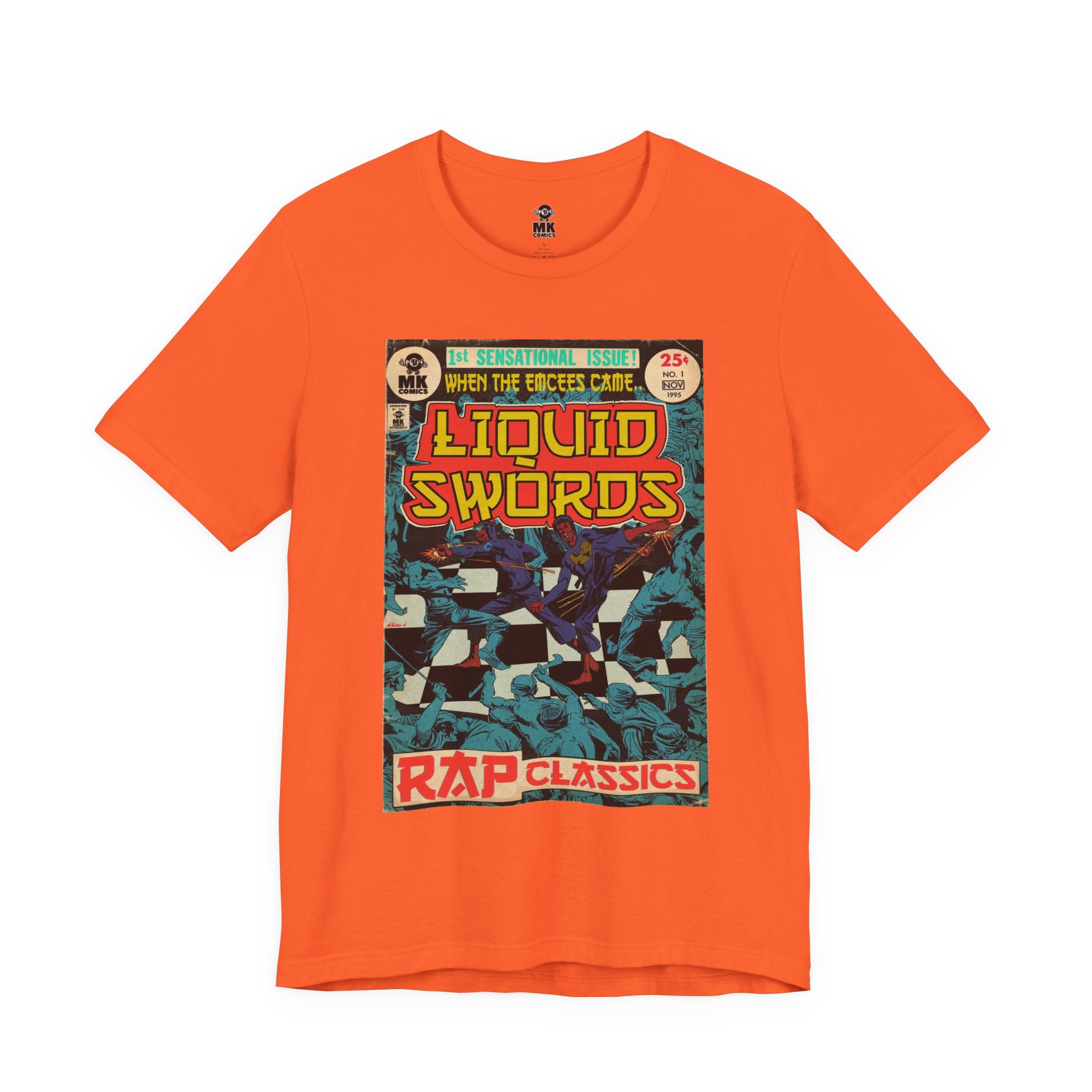 Liquid Swords - Unisex Jersey Short Sleeve Crew Neck T-Shirt - Hip Hop Graphic Tee