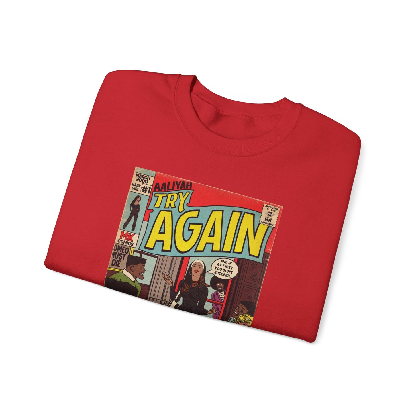 Aaliyah - Try Again - Unisex Heavy Blend™ Crewneck Sweatshirt