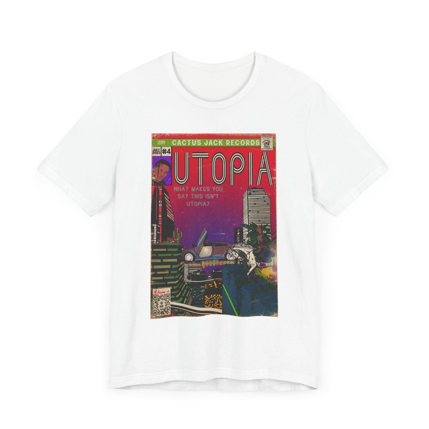 Travis Scott - Utopia - Unisex Jersey Short Sleeve Tee