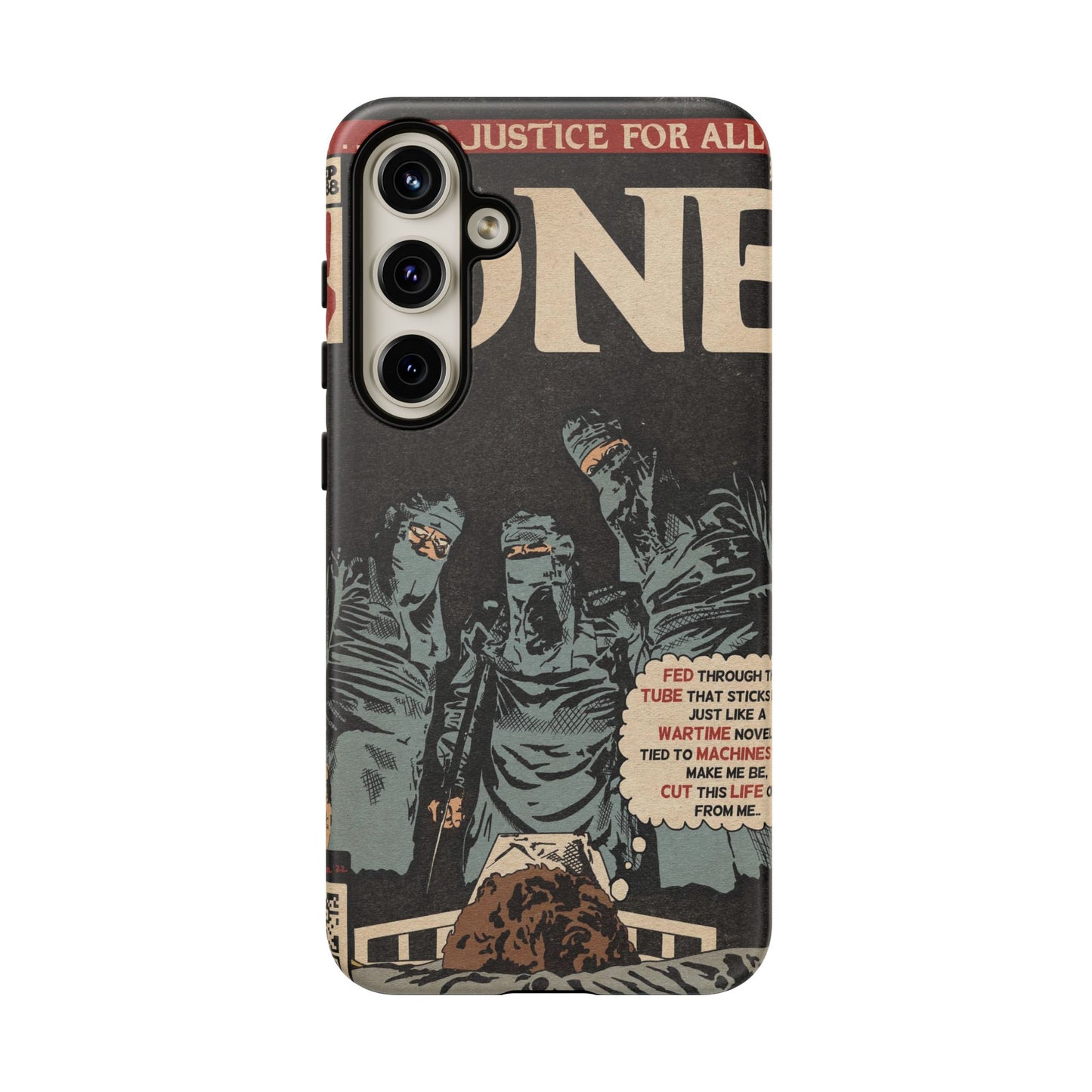 Metallica- One - Johnny Got His Gun Comic Book Art - Tough Phone Cases