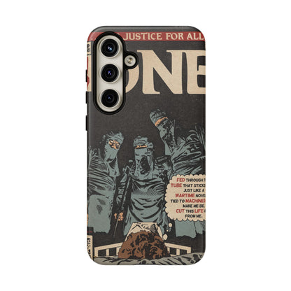 Metallica- One - Johnny Got His Gun Comic Book Art - Tough Phone Cases