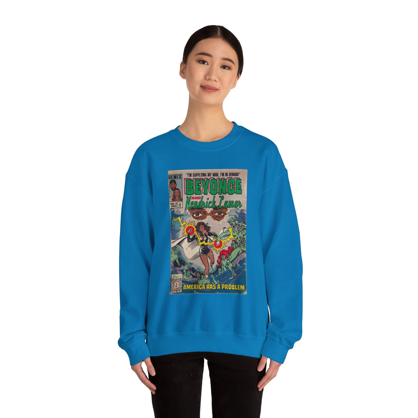 America Has a Problem - Unisex Heavy Blend™ Crewneck Sweatshirt