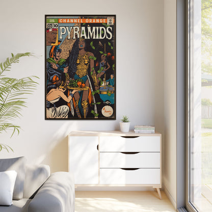 Frank Ocean - Pyramids - Gallery Canvas Wraps, Vertical Frame