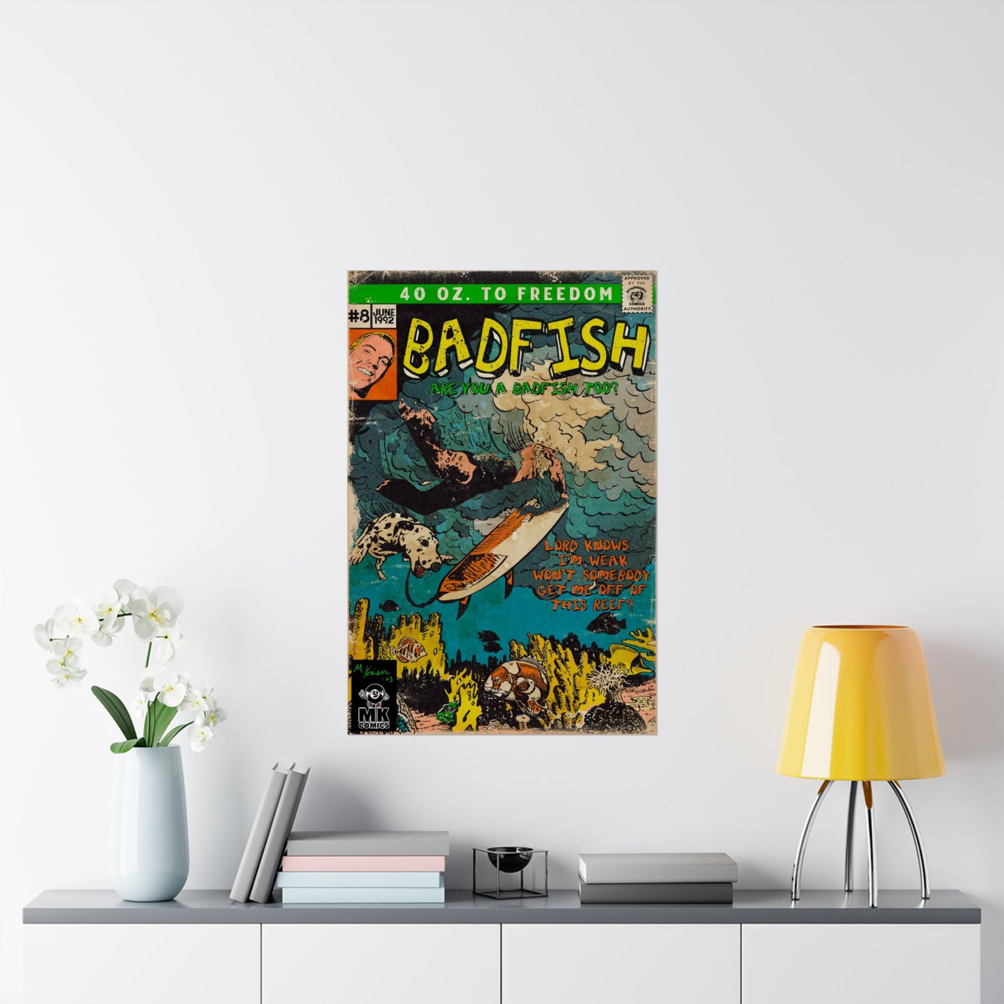 Badfish - Vertical Matte Poster