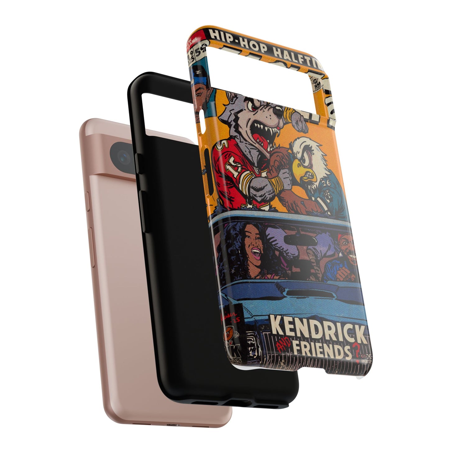 Kendrick & SZA - 2025 Halftime - Eagles vs Chiefs - Tough Phone Cases