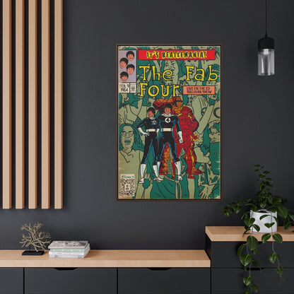 The Beatles - Beatlemania - Gallery Canvas Wraps, Vertical Frame