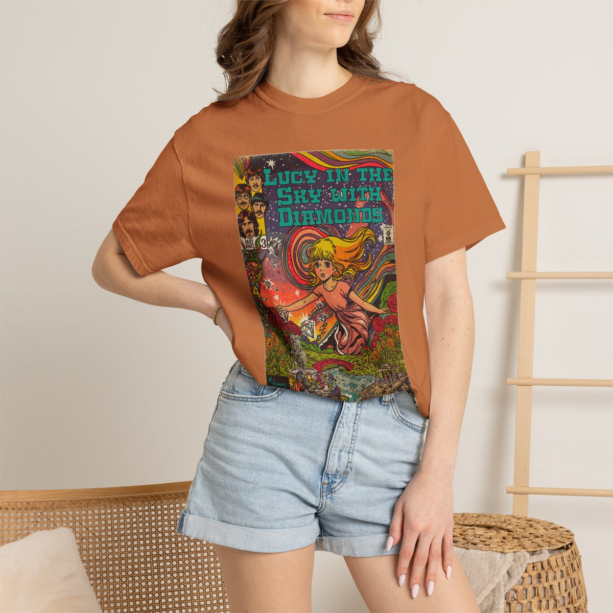 Lucy in the Sky with Diamonds - Unisex Comfort Colors T-shirt
