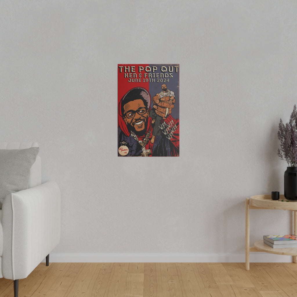 The Pop Out - Matte Canvas, Stretched, 0.75"