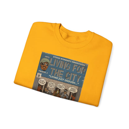 Stevie Wonder - Living For The City - Unisex Heavy Blend™ Crewneck Sweatshirt