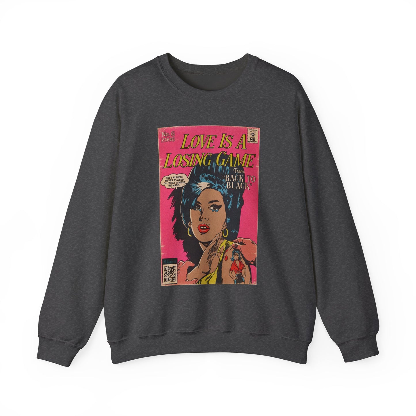 Amy Winehouse - Love Is A Losing Game - Unisex Heavy Blend™ Crewneck Sweatshirt