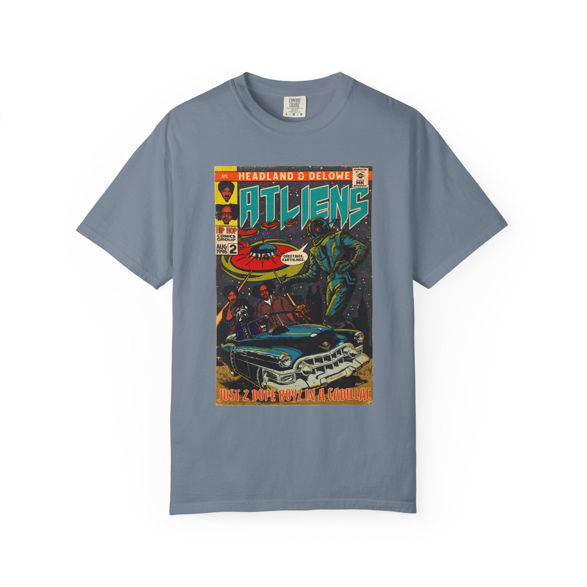 ATLiens - 2 Dope Boyz in a Cadillac - Unisex Comfort Colors T-shirt