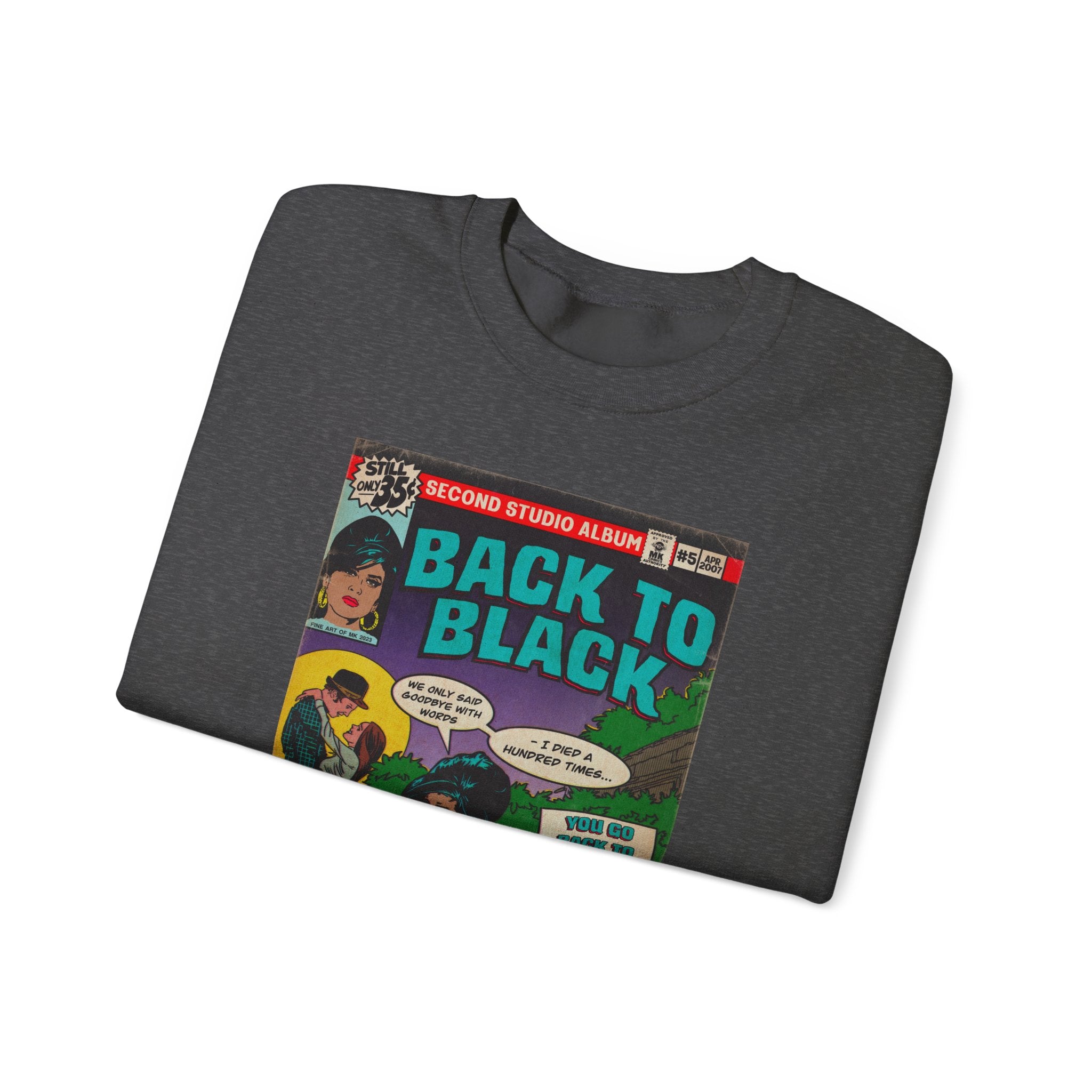 Back to Black - Unisex Heavy Blend™ Crewneck Sweatshirt