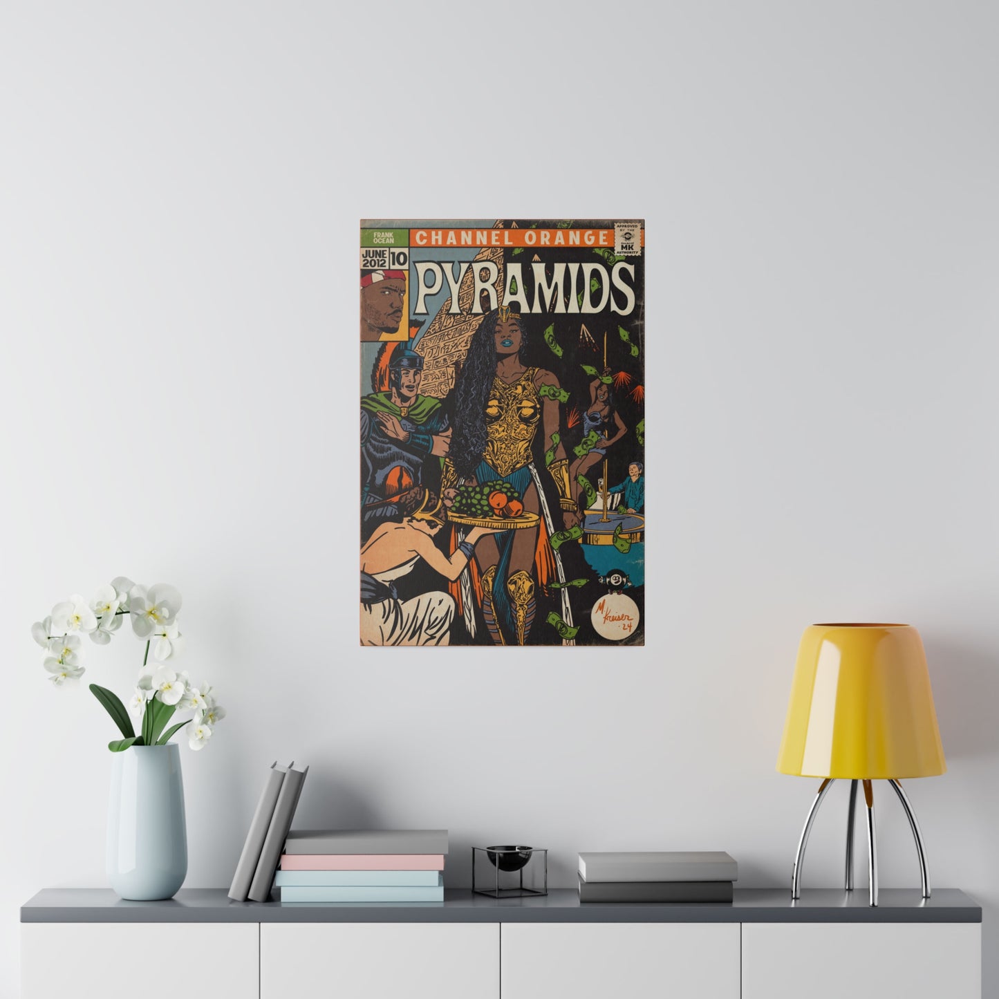 Frank Ocean - Pyramids - Matte Canvas, Stretched, 0.75"