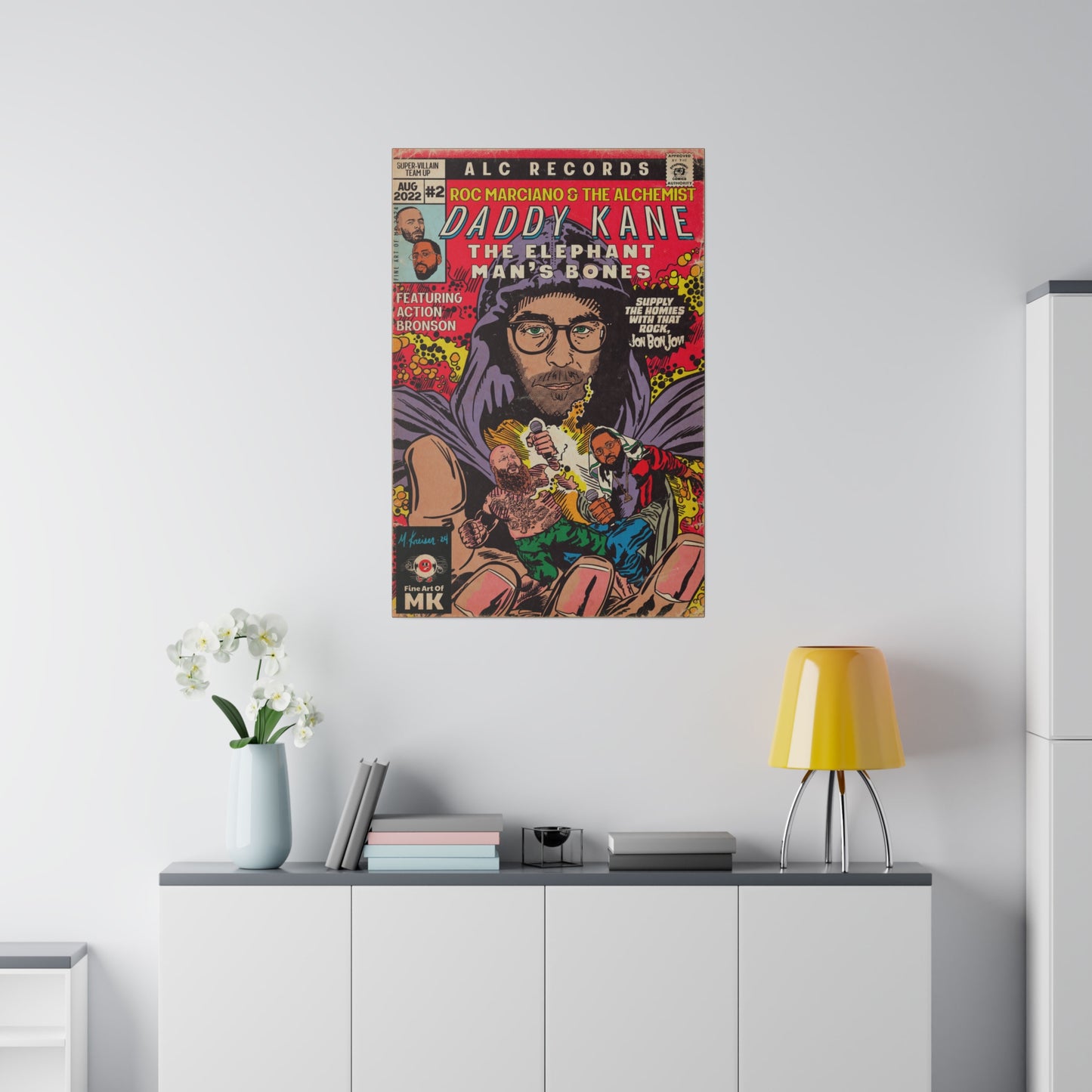 Daddy Kane -  Matte Canvas, Stretched, 0.75"