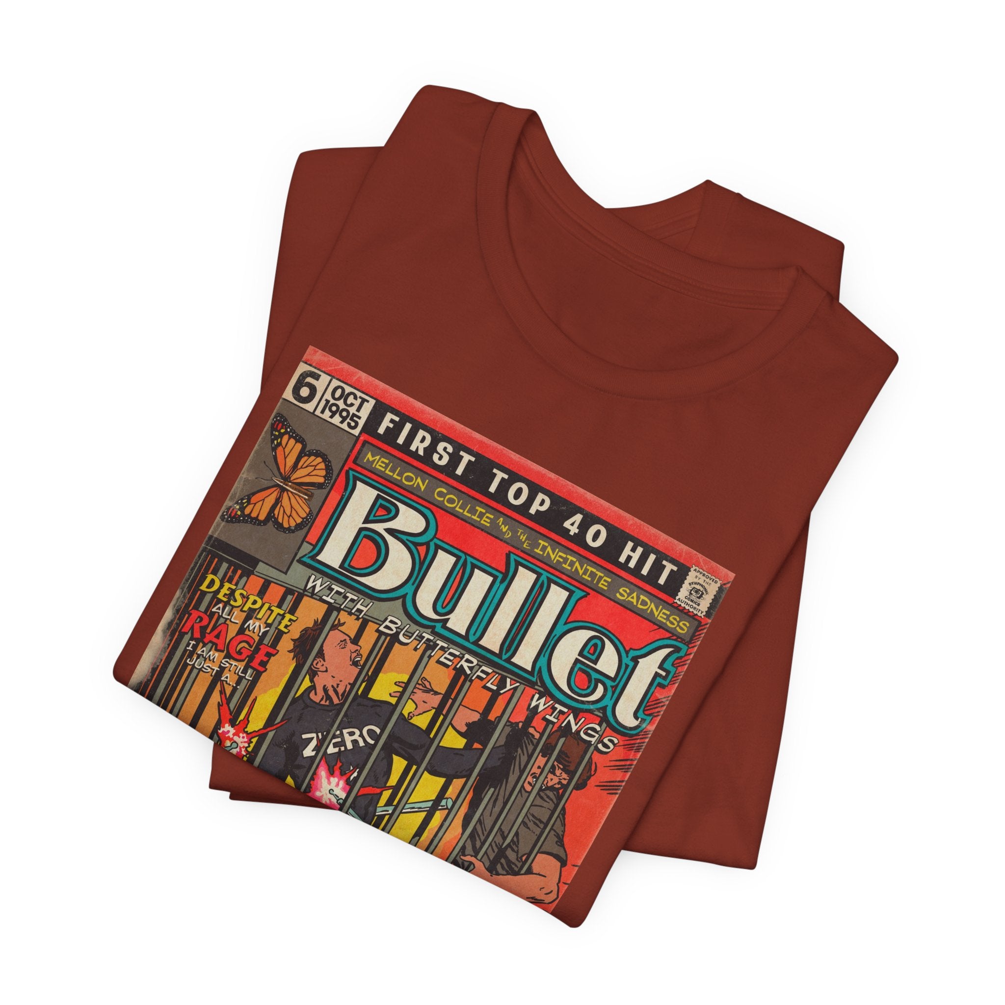 Bullet With Butterfly Wings - Unisex Jersey Short Sleeve Tee