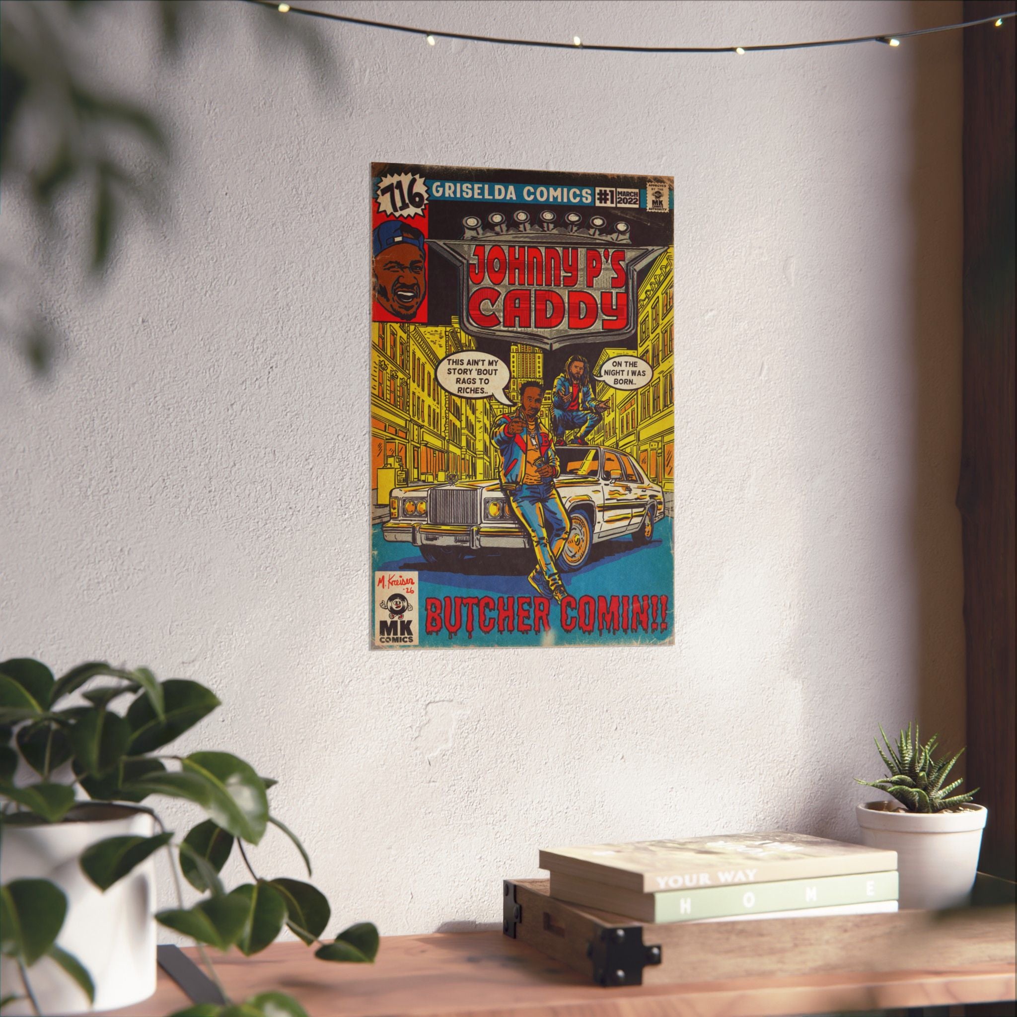 Johnny P's Caddy - Matte Vertical Posters