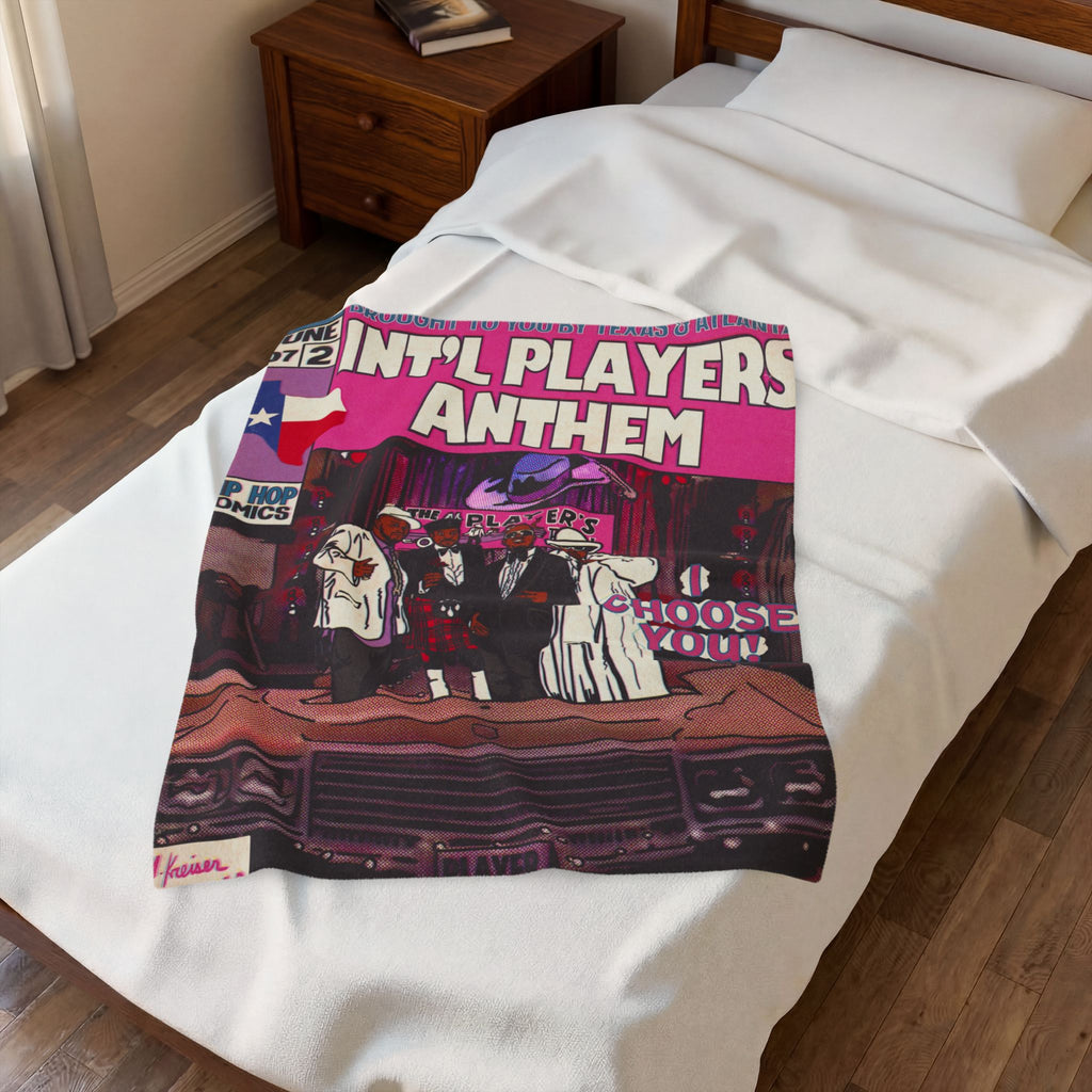Int'l Players Anthem - Velveteen Plush Blanket