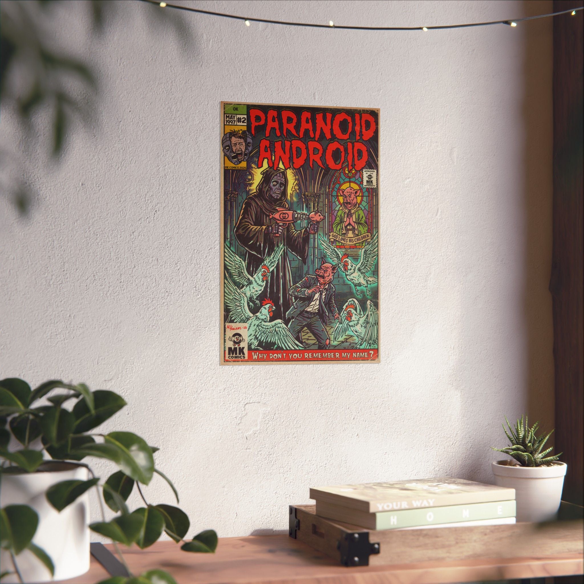 Paranoid Android - Matte Vertical Posters