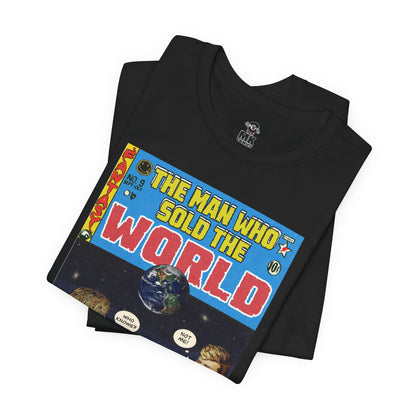 Bowie & Cobain - The Man Who Sold the World - Unisex Jersey Short Sleeve Tee