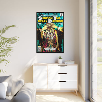 Pink Floyd - Shine on You crazy Diamond -  Gallery Canvas Wraps, Vertical Frame