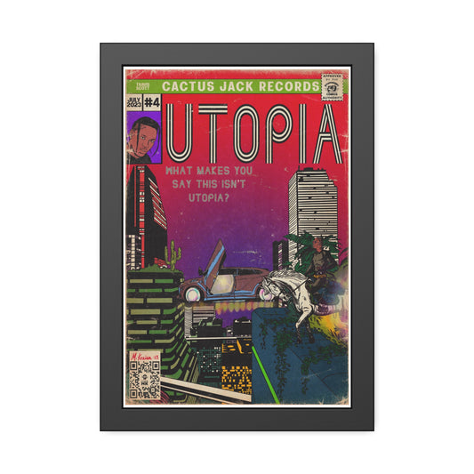 Travis Scott - Utopia - Framed Paper Posters