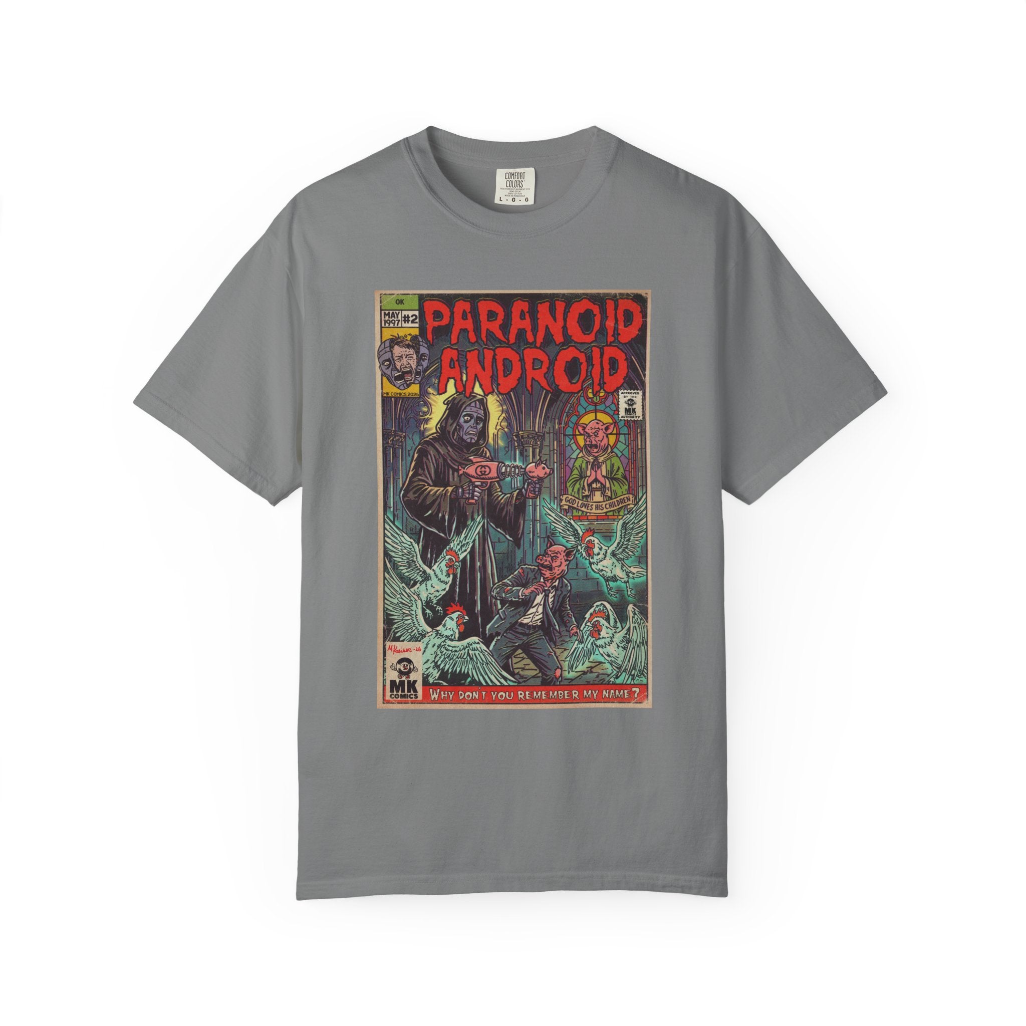 Paranoid Android - Unisex Comfort Colors T-shirt