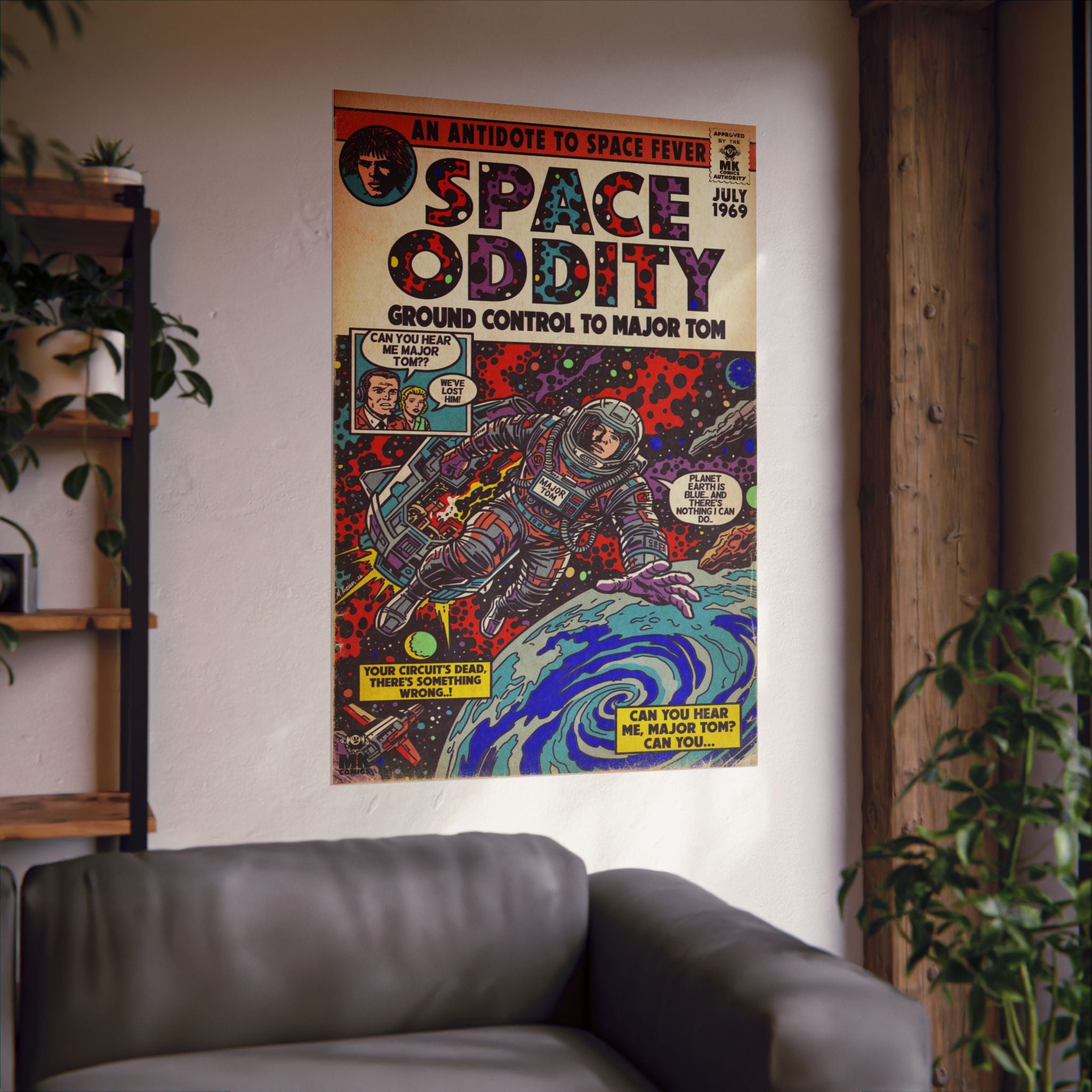 Space Oddity - Matte Vertical Posters