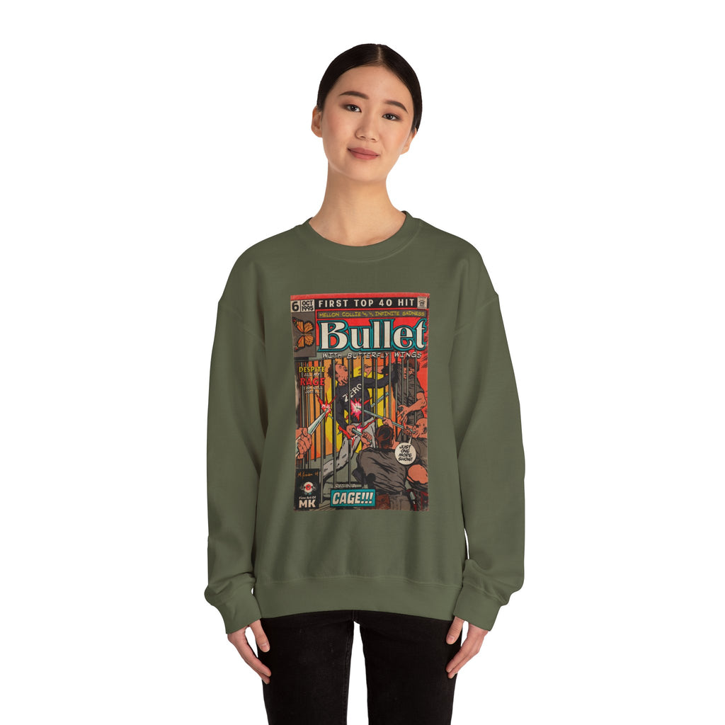 Bullet With Butterfly Wings - Unisex Heavy Blend™ Crewneck Sweatshirt