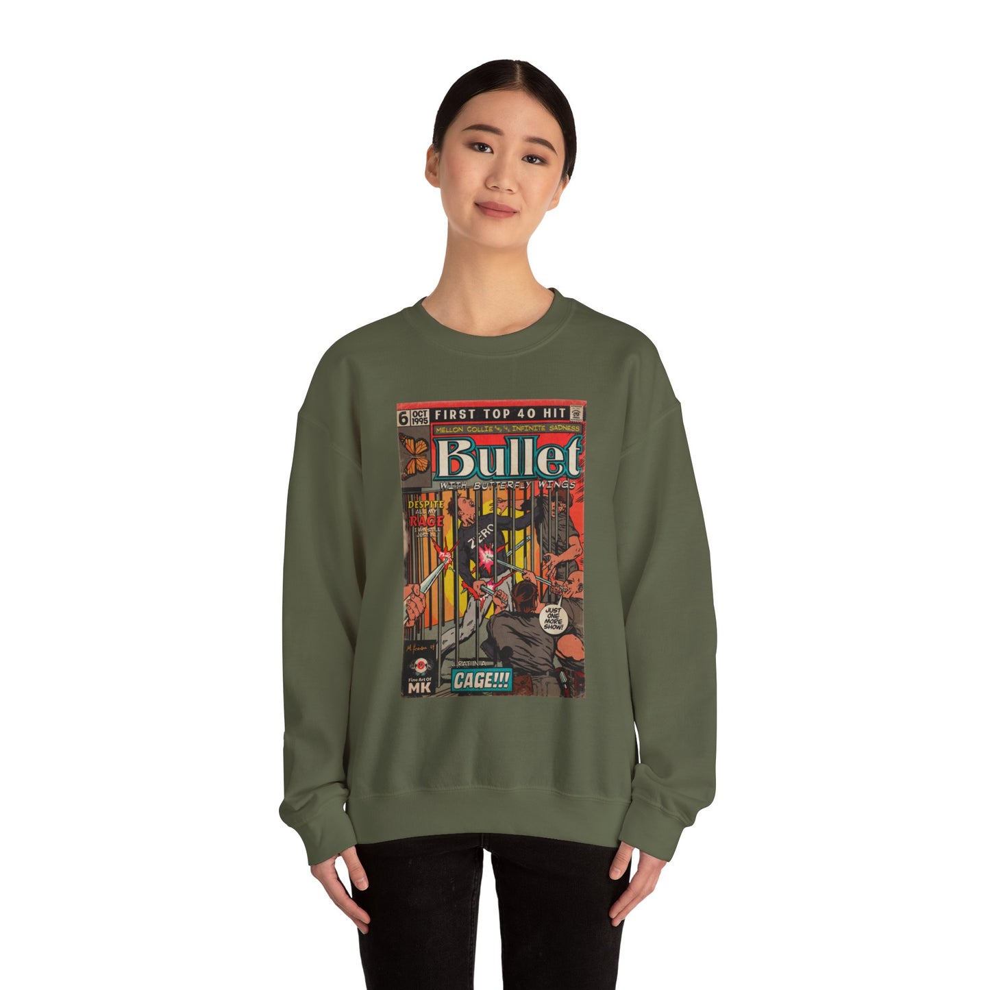 Smashing Pumpkins - Bullet With Butterfly Wings - Unisex Heavy Blend™ Crewneck Sweatshirt