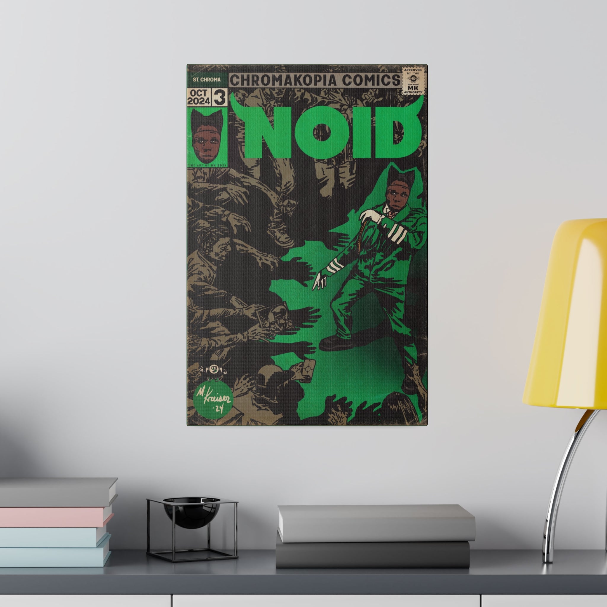 Noid - Matte Canvas, Stretched, 0.75"