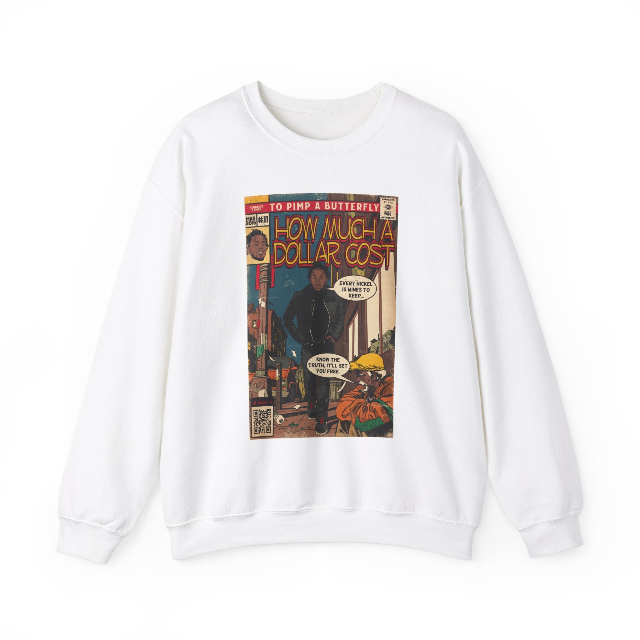 How Much A Dollar Cost- Unisex Heavy Blend™ Crewneck Sweatshirt
