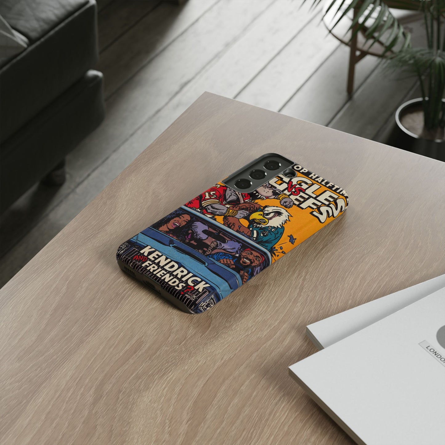 Kendrick & SZA - 2025 Halftime - Eagles vs Chiefs - Tough Phone Cases