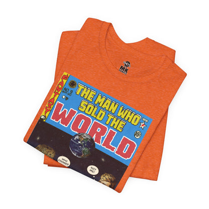 Bowie & Cobain - The Man Who Sold the World - Unisex Jersey Short Sleeve Tee