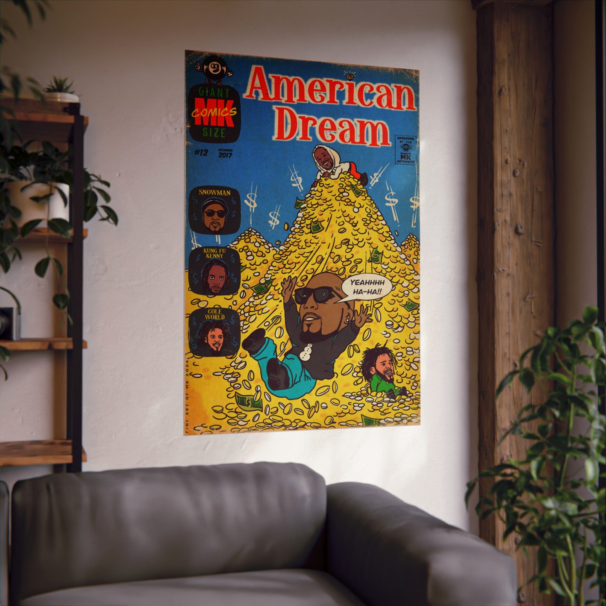 American Dream - Matte Vertical Posters