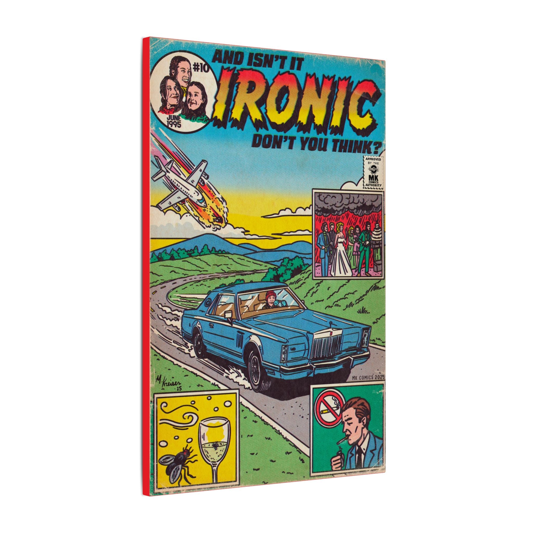 Ironic - Matte Canvas, Stretched, 0.75" (Multi-Size)