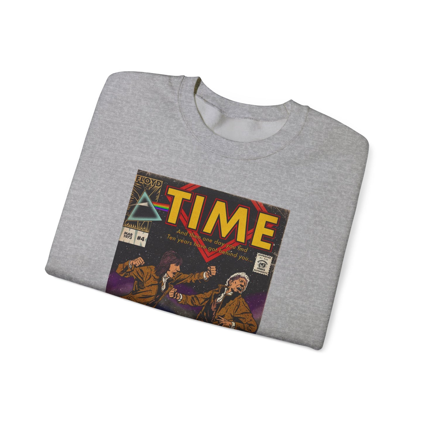 Pink Floyd- Time - Unisex Heavy Blend™ Crewneck Sweatshirt